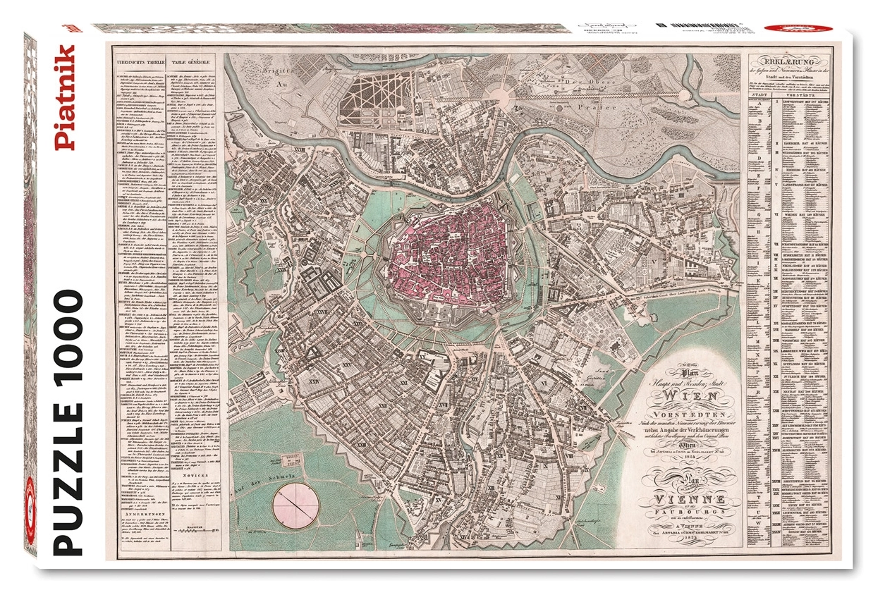 Karte von Wien 1824
