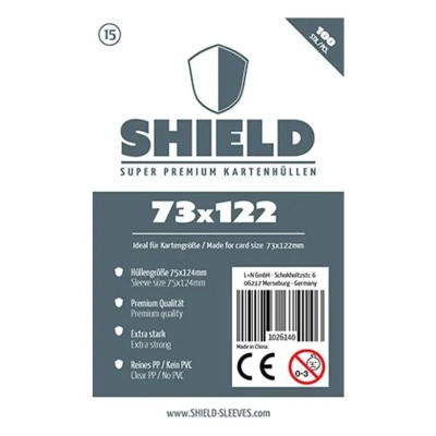 Shield Thin - 100 dünne Kartenhüllen (73 x 122mm)